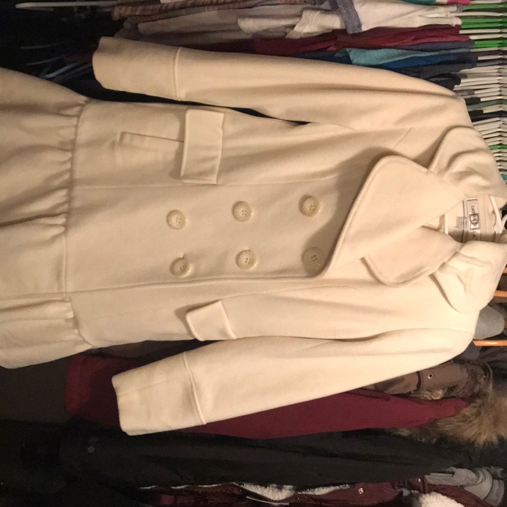 Donatella wool pea coat
